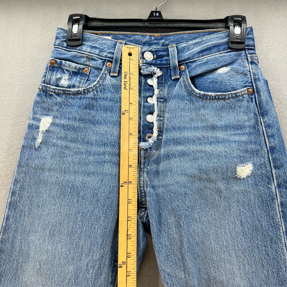 Levi's 501XX Jeans Women's W24 L26 (0) Big E Button Fly Light Stone Normcore - Picture 14 of 16